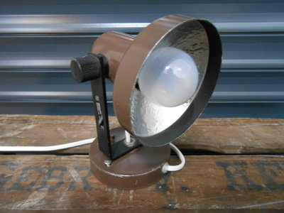 Retro Bruine Philips Wandlamp 
